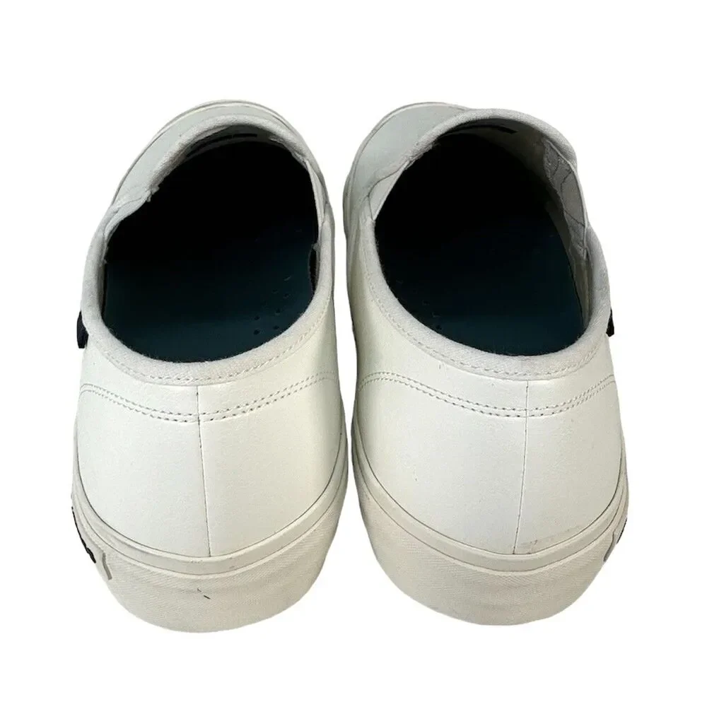 SeaVees Men's Size 10 SeaChange Slip On White Vegan Corn Leather Shoes